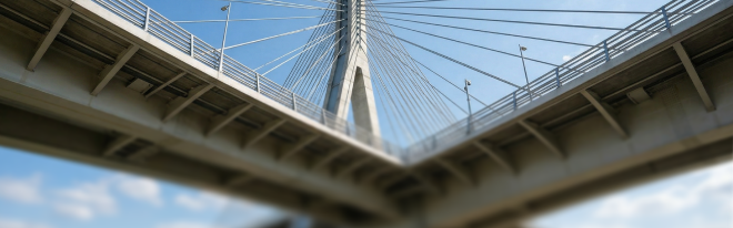 Ouvrage d'art et pont à haubans