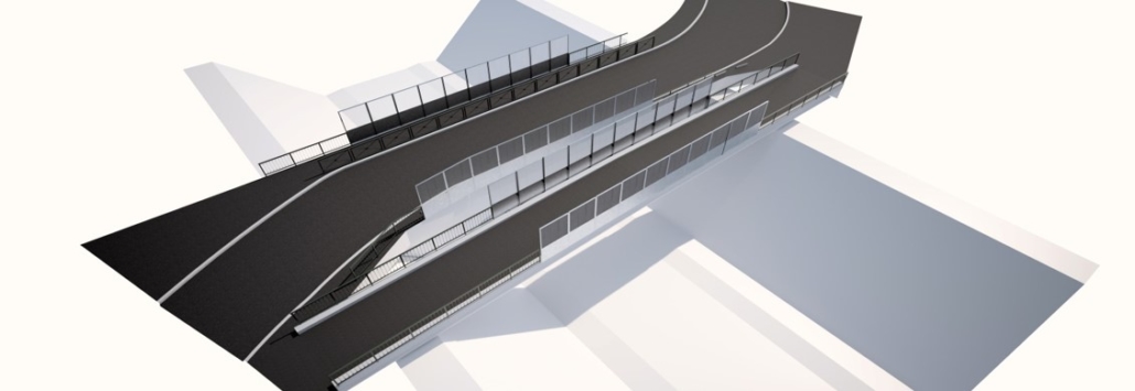 Création d’une passerelle sur le chemin des Princes à Noisy le Roi (78)