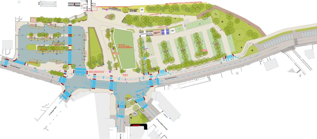 Aménagement du Pôle d’Echange Multimodal de Sainte Geneviève des Bois (91)