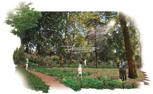 Réaménagement du parc de Bécon à Courbevoie (92)