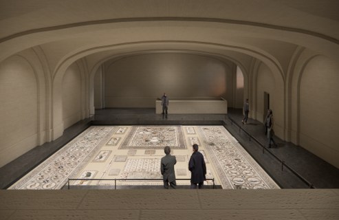 Réaménagement des espaces du parcours romain et création du parcours byzantin et des chrétientés en Orient
