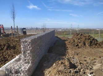 Aménagements paysagers de la surface et des talus de la déviation de la RN19 à Boissy-Saint-Léger (94)