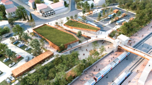 Aménagement du Pôle d’Echange Multimodal de Sainte Geneviève des Bois (91)