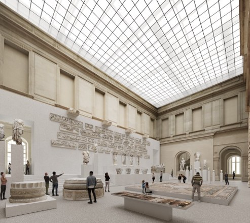 Réaménagement des espaces du parcours romain et création du parcours byzantin et des chrétientés en Orient