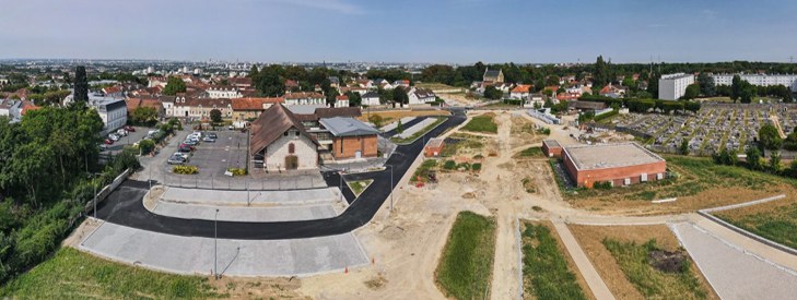 Aménagements paysagers de la surface et des talus de la déviation de la RN19 à Boissy-Saint-Léger (94)