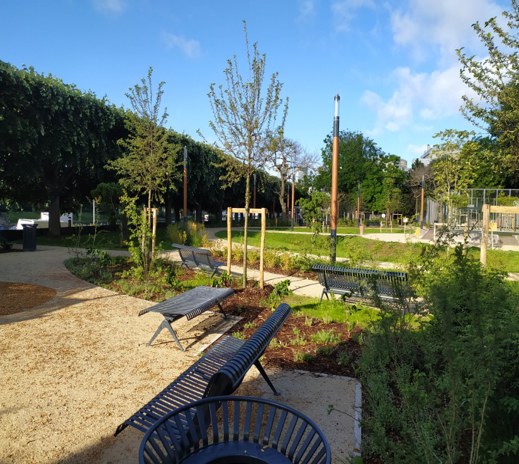 Réaménagement du parc de Bécon à Courbevoie (92)