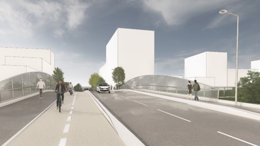 Création d&rsquo;un ouvrage de franchissement pour l&rsquo;accès à la future ZAC Canal Europe à Evry-Courcouronnes (91)