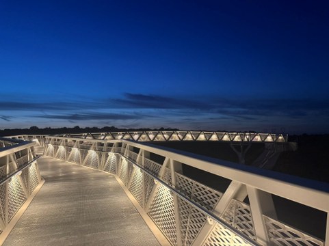 Création d’une passerelle de franchissement de la future RD1605 à Rubelles (77)